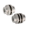 Stepped Flexible Shaft Coupling - Aluminum Single Disc · Double Discs, Slit