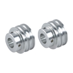 Round Belt Pulleys - Double Groove Type