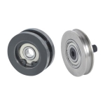 Round Belt Idlers - Wide, Standard · Threaded Type