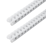 Engineered Plastic Block Chains - 1-Row Type · 2-Row Type ,08A·12A(40·60) Series