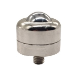 Ball Rollers - Milled Thread Mounting Type with Waste Discharge Hole/Slit