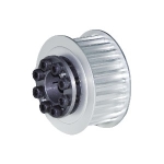 Keyless Timing Belt Pulleys - T10 Type, Keyless Bushing with Centering Function