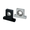 Bearings with Housing - T-Shaped, Base Mount, Retained