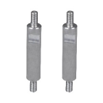 Circular Standoffs - Threaded Both Ends with Stepped, Standard Wrench Flats