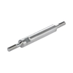Circular Standoffs - Threaded Both Ends, Configurable One End Thread Length, Standard Wrench Flats
