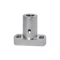 Brackets for Stands - Set Screw Type, Square Flange, with Slotted Holes
