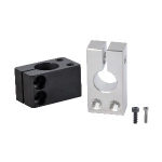 Single-Hole Strut Clamps - Vertical Tapped Hole Type, Fixed Hole Pitch / Selectable Hole Pitch