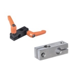 Double-Hole Strut Clamps - with Lever Clamp, Equal Diameter Perpendicular Type
