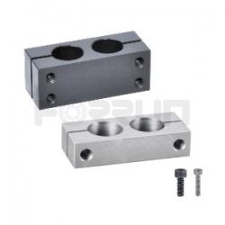 Double-Hole Strut Clamps - Equal Diameter Parallel Type, Selectable Hole Pitch / Custom Hole Pitch price, quotations, parameters, images