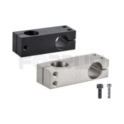 Double-Hole Strut Clamps - Unequal Diameter Perpendicular Type, Selectable Hole Pitch / Custom Hole Pitch, Without Mounting Hole price, quotations, parameters, images