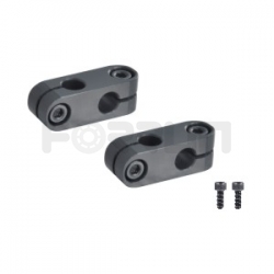 Double-Hole Strut Clamps - Unequal Diameter Perpendicular Type, Hex Socket Bolt Type price, quotations, parameters, images