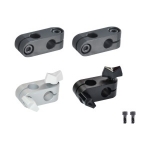 Double-Hole Strut Clamps - Equal Diameter Perpendicular Type, Hex Socket Bolt Type / Wing Knob Type