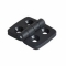 Nylon Plastic Hinges for Aluminum Profile - Counterbore · Countersink