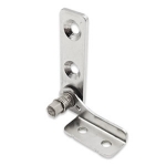 Torque Hinges for Monitor - L-shaped, Arbitrary Angle Positioning Type, Round Hole, SUS304