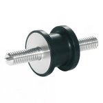 Rubber Vibration Isolator – Male Thread Both Ends, Waist Type