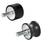 Rubber Vibration Isolator – Male & Female Thread, Cylindrical & Waist Type