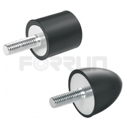 Rubber Vibration Isolator – Male Thread One End, Cylindrical & Conical Type price, quotations, parameters, images