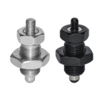 Indexing Plunger - Large Screws for Mounting Knobs, Knobless Type